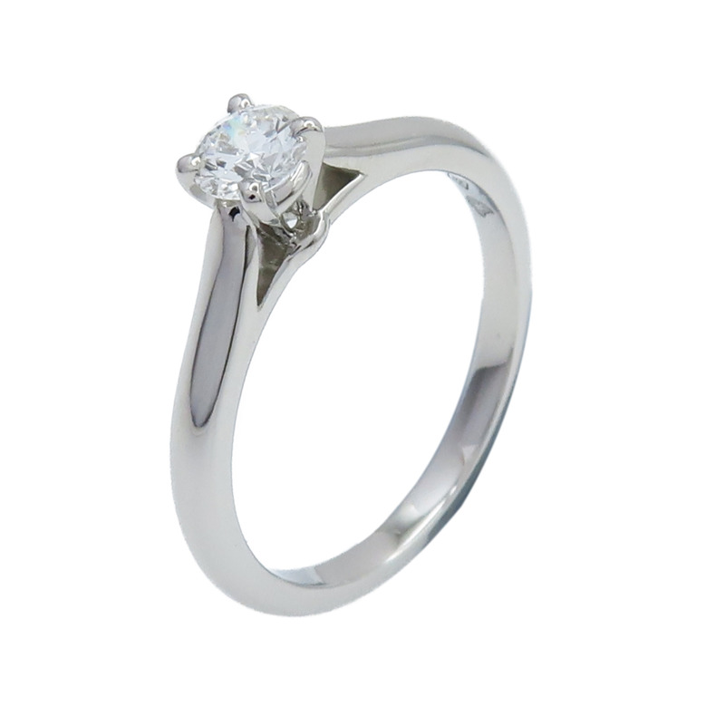 PT950鉑金 GIA鑽石 Solitaire 戒指 49【Cartier 卡地亞】 CRN4135949-0