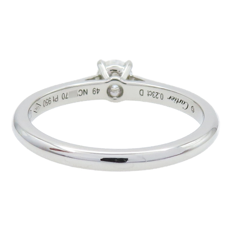 PT950鉑金 GIA鑽石 Solitaire 戒指 49【Cartier 卡地亞】 CRN4135949-3