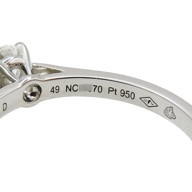 PT950鉑金 GIA鑽石 Solitaire 戒指 49【Cartier 卡地亞】 CRN4135949-6