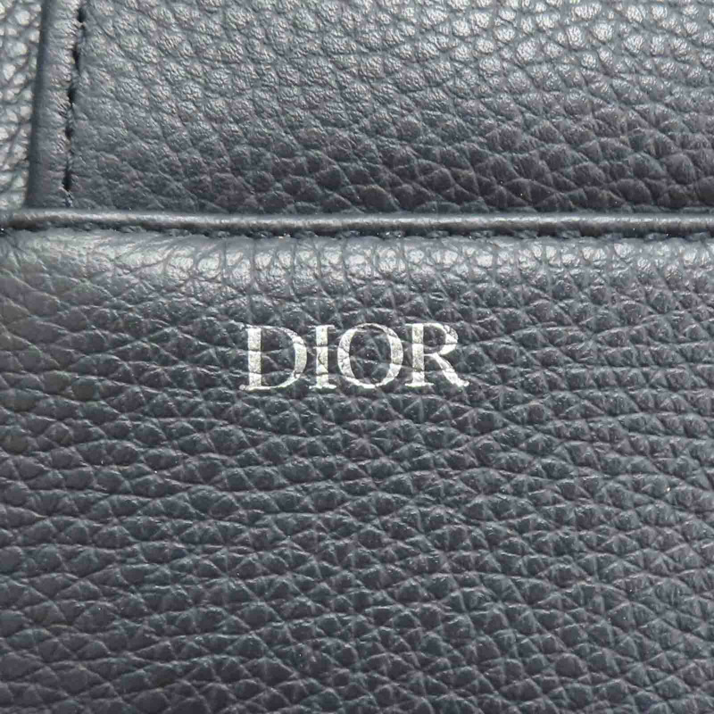 深藍色 牛皮 Saddle Bag 肩背包【Dior 迪奧】 1ADPO093YMJ-5