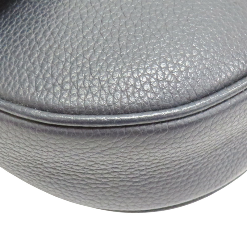 深藍色 牛皮 Saddle Bag 肩背包【Dior 迪奧】 1ADPO093YMJ-9