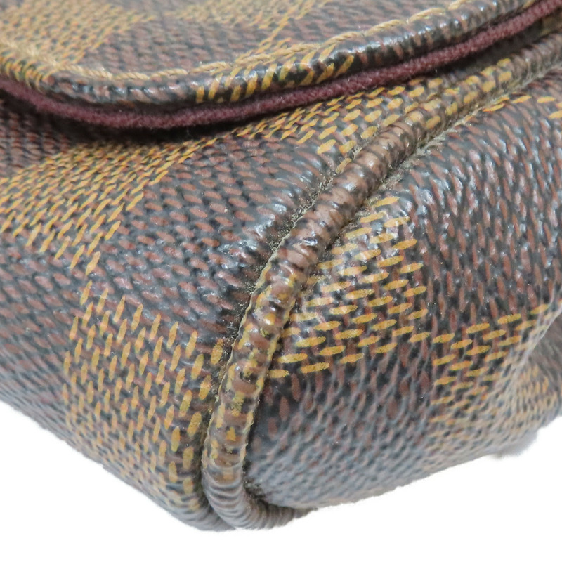 棕色 Damier 棋盤格 帆布 Favorite PM 肩背包 【LOUIS VUITTON LV 路易威登】 N41276-12