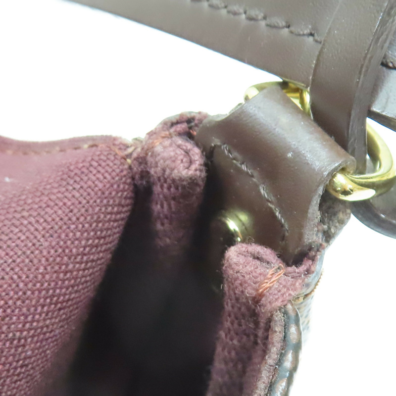 棕色 Damier 棋盤格 帆布 Favorite PM 肩背包 【LOUIS VUITTON LV 路易威登】 N41276-16