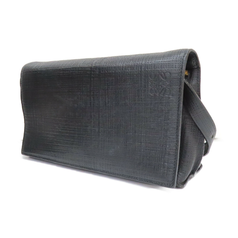 黑色 牛皮 肩背包【LOEWE 羅威】-2