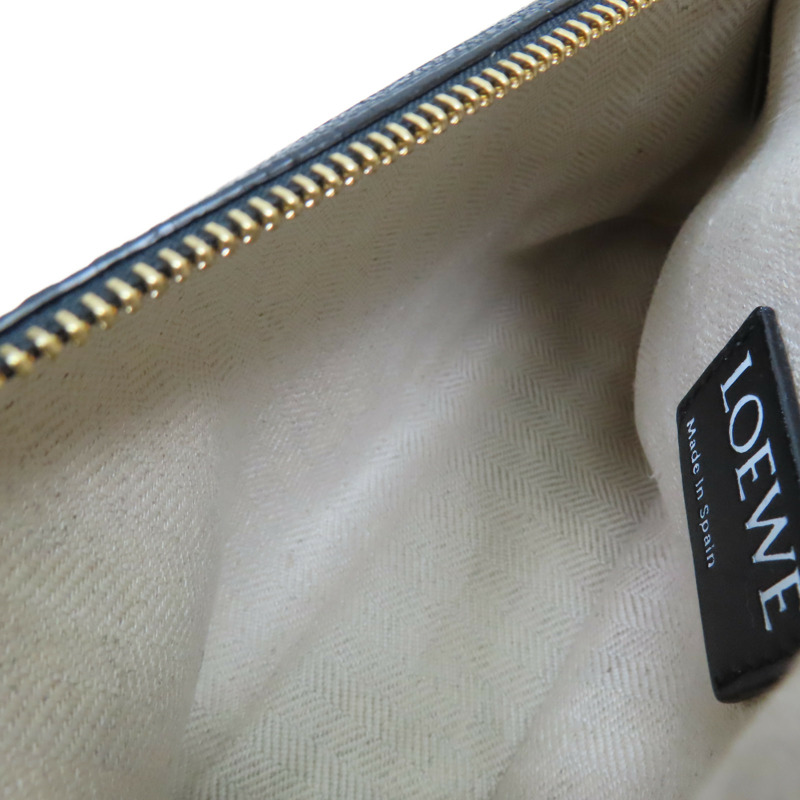 黑色 牛皮 肩背包【LOEWE 羅威】-6