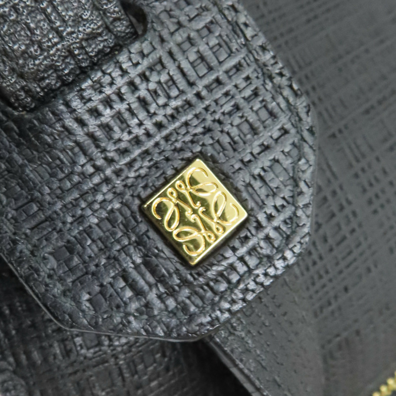 黑色 牛皮 肩背包【LOEWE 羅威】-9