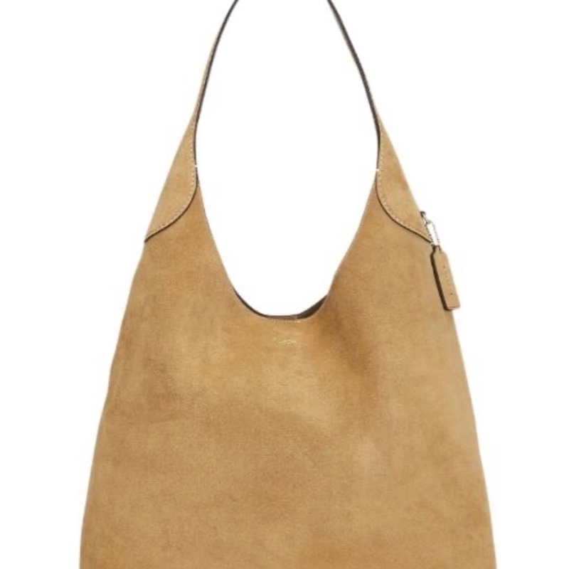 COACH Brooklyn 39 Hobo 麂皮肩背包 單肩包 手提包-0