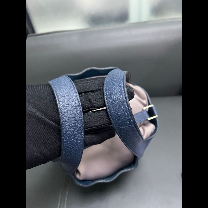 HERMES Picotin 18 菜籃子 普魯士藍色-8