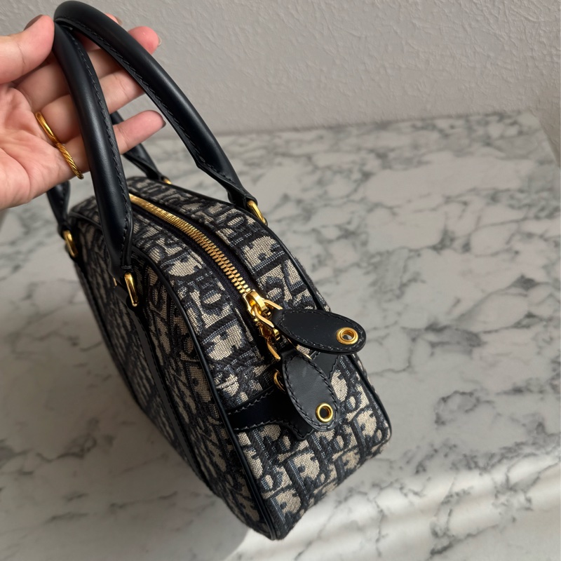 Dior緹花布保齡球手提兩用包 買11萬多🥹割愛-3