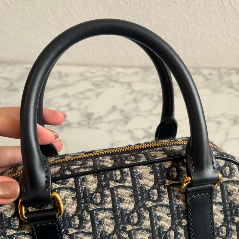 Dior緹花布保齡球手提兩用包 買11萬多🥹割愛-11