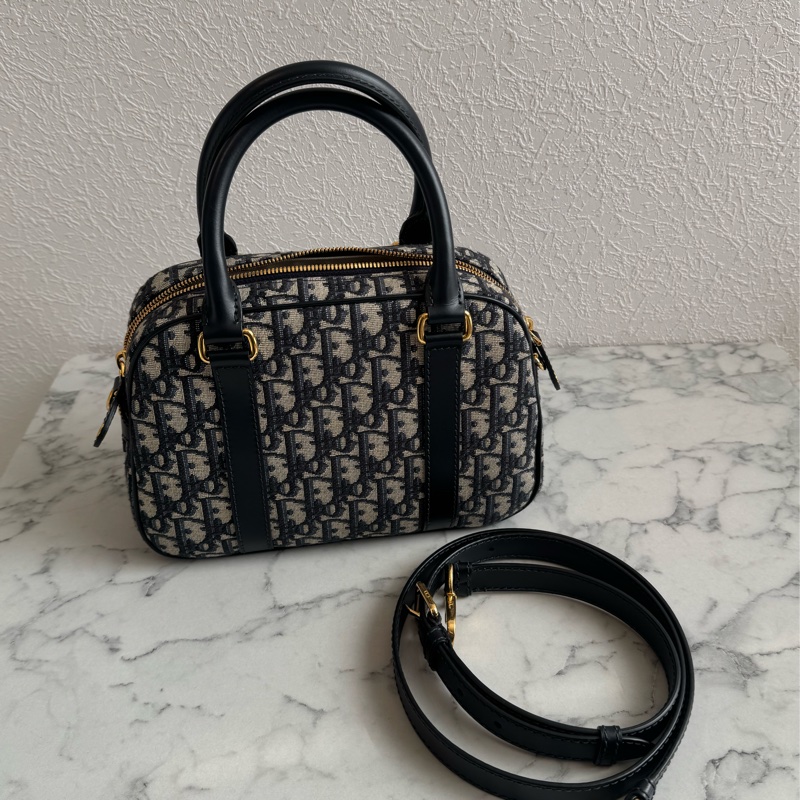 Dior緹花布保齡球手提兩用包 買11萬多🥹割愛-33