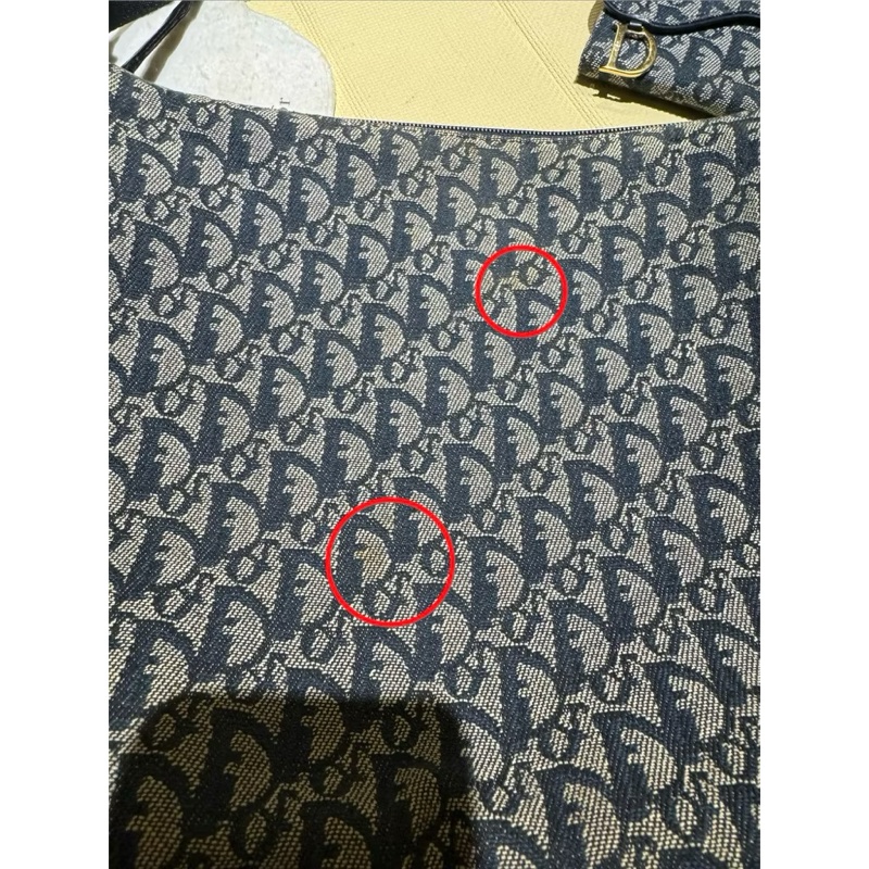 Dior經典雋永老花帆布 郵差包/斜背包／側背包｜經典款-6