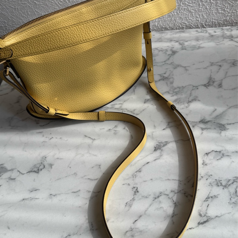 Delvaux黃皮革大D手提兩用包-26