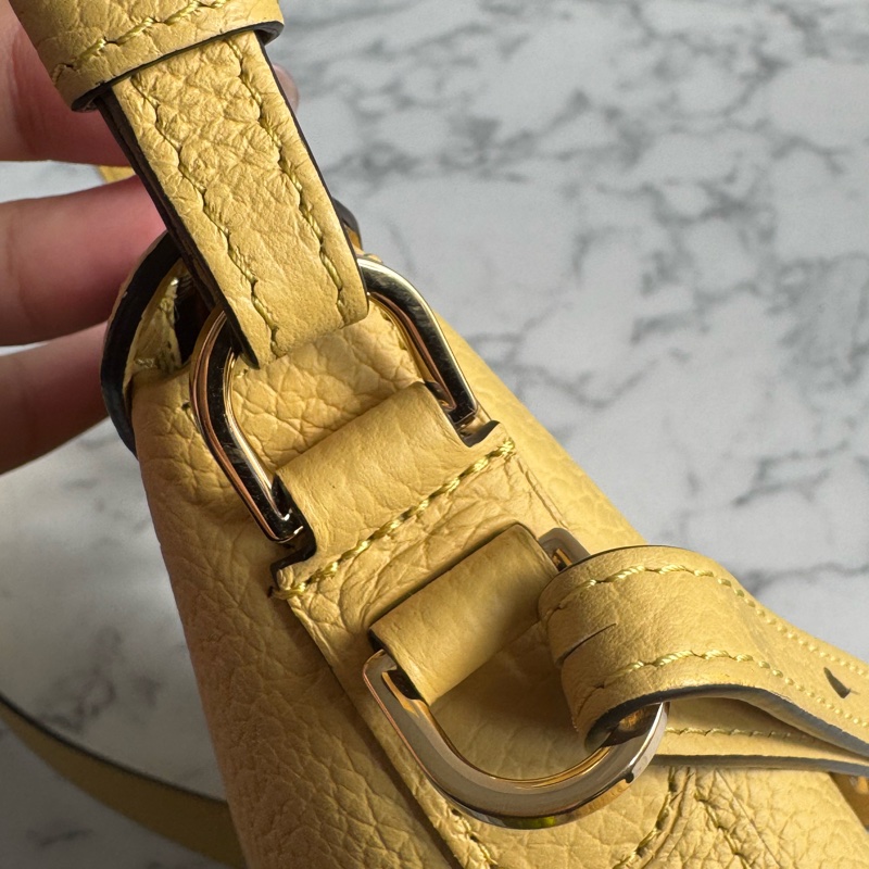 Delvaux黃皮革大D手提兩用包-30