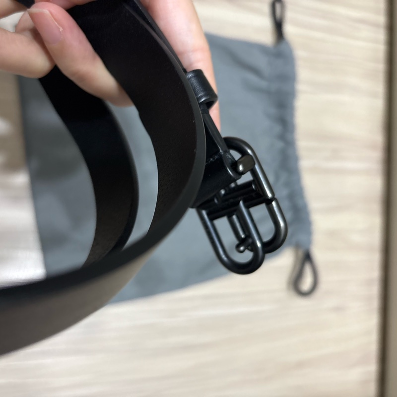 balenciaga黑色皮帶-6