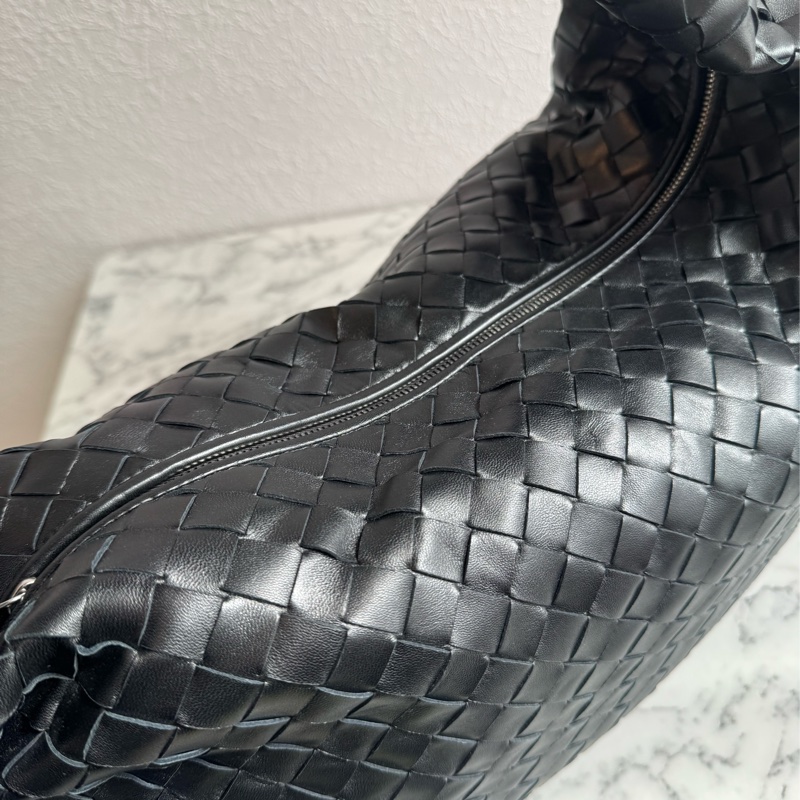 BV黑色編織扭結單肩大包 有金卡✨✨✨-12