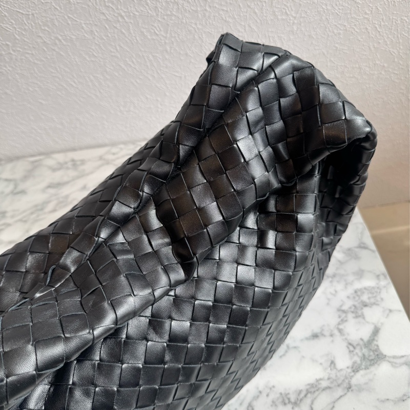 BV黑色編織扭結單肩大包 有金卡✨✨✨-13