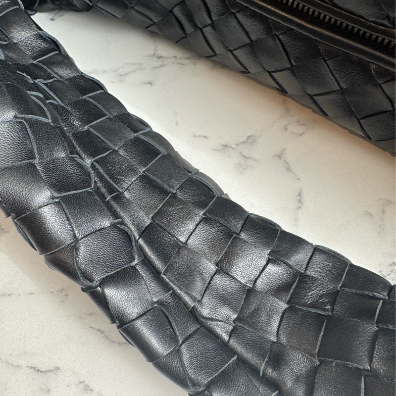 BV黑色編織扭結單肩大包 有金卡✨✨✨-16