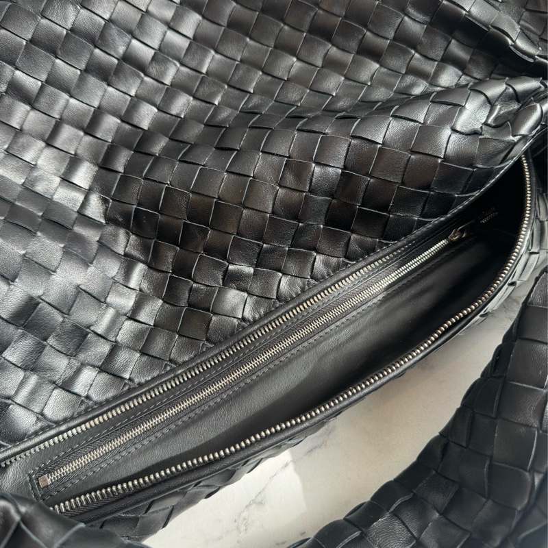 BV黑色編織扭結單肩大包 有金卡✨✨✨-40