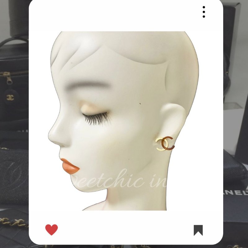 🛍️🎁 雙12🔥 12月新品上架 聖誕節🎄💖 復古 香奈兒 Chanel  雙色玳瑁色棕色霧面金色耳環 🔥 香奈兒熱賣款 香奈兒經典款 耳環 CHANEL EARRING-5