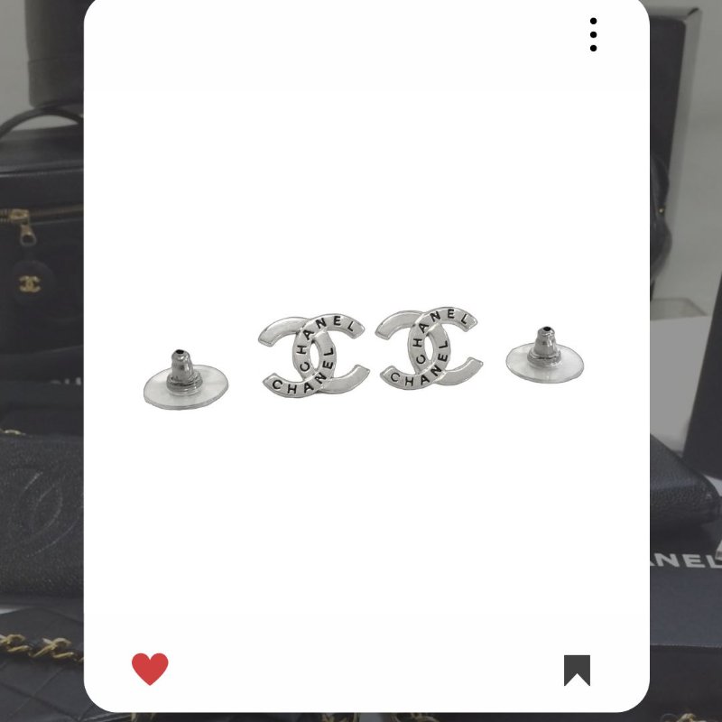 🛍️🎁 雙12🔥 12月新品上架 聖誕節🎄💖 香奈兒 Chanel Logo CHANEL 銀色耳環 🔥 香奈兒熱賣款 香奈兒經典款 耳環 CHANEL EARRING-0