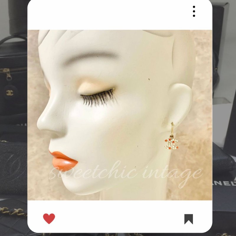 🛍️🎁 雙12🔥 12月新品上架 聖誕節🎄💖 香奈兒 Chanel  彩色水鑽CC 耳環 🔥 香奈兒熱賣款 香奈兒經典款 耳環 CHANEL EARRING-3