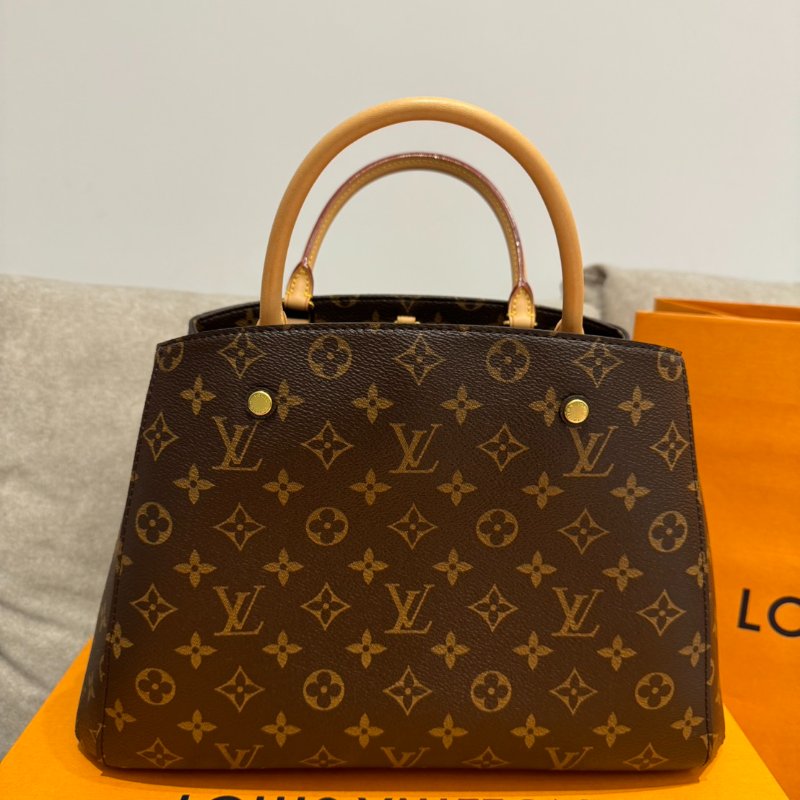*SHIHNA名牌精品* LV 經典老花MONTAIGNE 單肩包/手提包-1