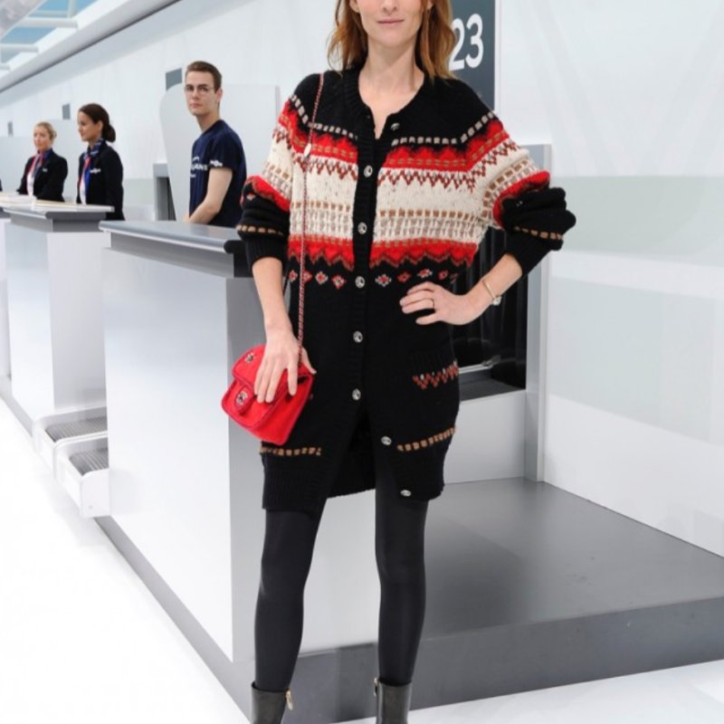 Chanel手工坊系列兩口袋開襟衫, 也可當成洋裝來穿-0