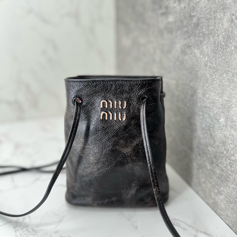 💗香緹國際精品💗 705 MIUMIU 福袋包 #深棕色 #咖啡棕 #miumiu老錢風-0