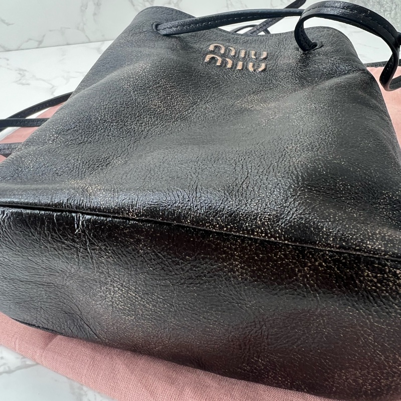 💗香緹國際精品💗 705 MIUMIU 福袋包 #深棕色 #咖啡棕 #miumiu老錢風-7