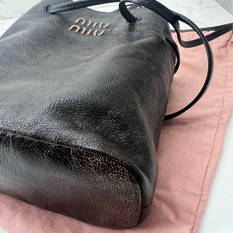 💗香緹國際精品💗 705 MIUMIU 福袋包 #深棕色 #咖啡棕 #miumiu老錢風-8