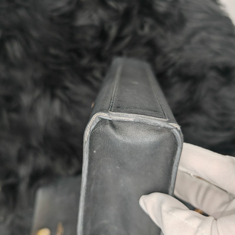 YSL 流蘇Kate 光面牛皮鏈條包-9