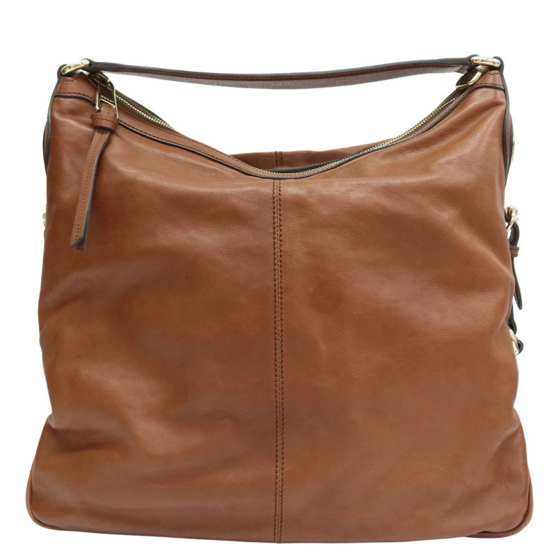 棕色 牛皮 肩背包【GUCCI 古馳】 282344-0