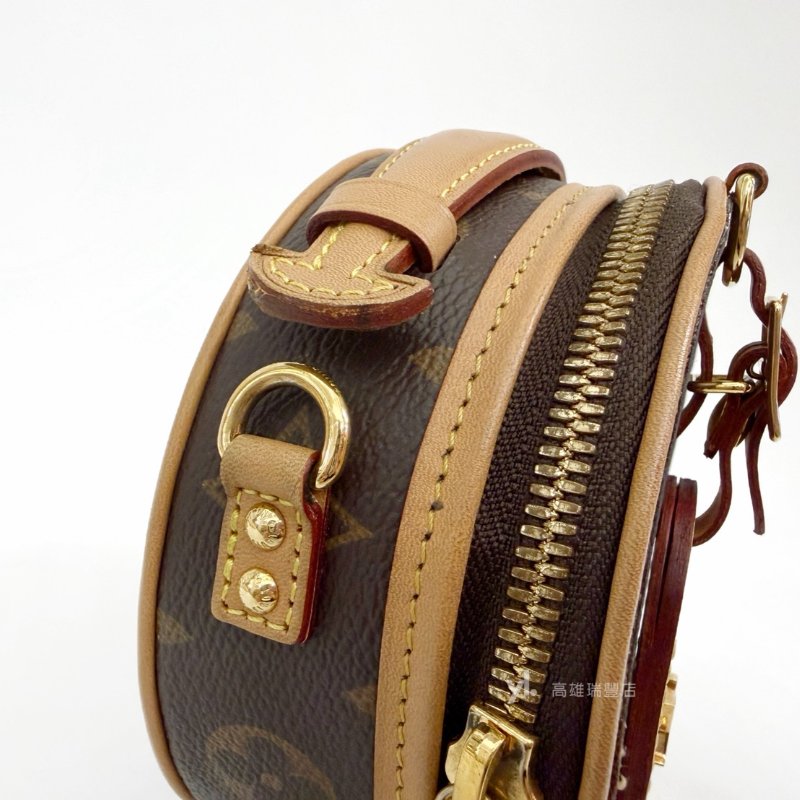 ❣LV 原花Mini Boite Chapeau金釦手提斜背圓餅包-7