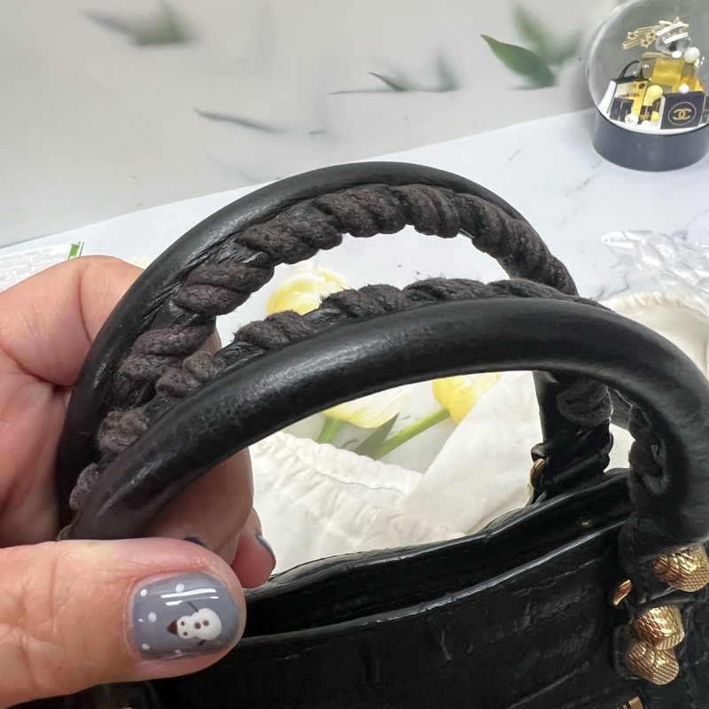 巴黎世家機車包迷你-4