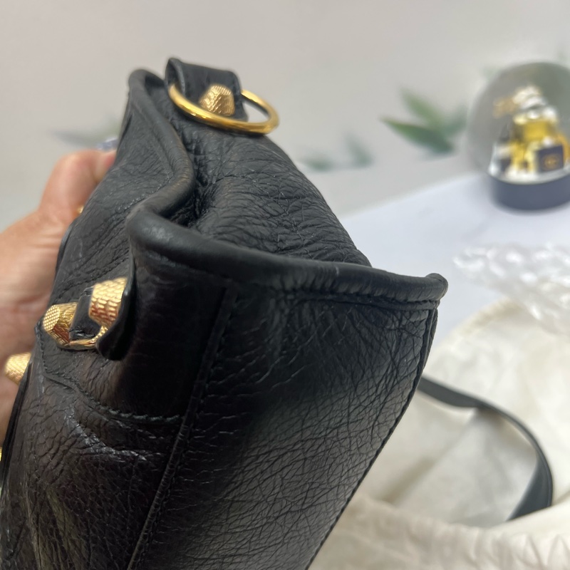 巴黎世家機車包迷你-6