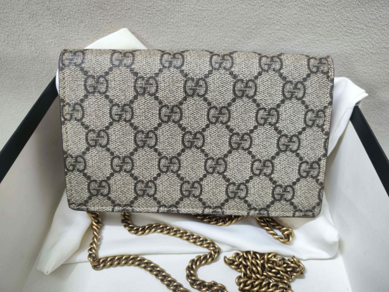 古馳 gucci 櫻桃 帶龍蝦扣 99新 全原無護理 包型板正-1
