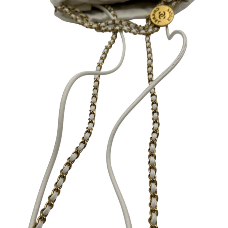 【美收精品】CHANEL 白色Chanel 22 mini C-40-10