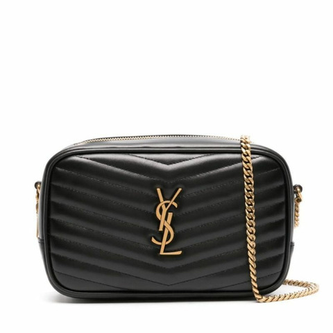SAINT LAURENT Monogram Lou 迷你斜背包 748849 DV707 1000
