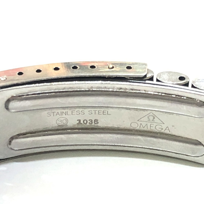 歐米茄海馬600復古手動上鍊日期顯示腕錶，不鏽鋼男士銀色-4