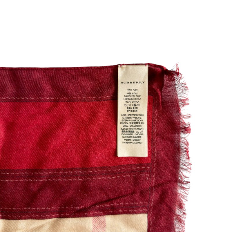 BURBERRY 經典格紋 圍巾-3