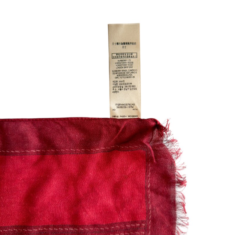 BURBERRY 經典格紋 圍巾-5