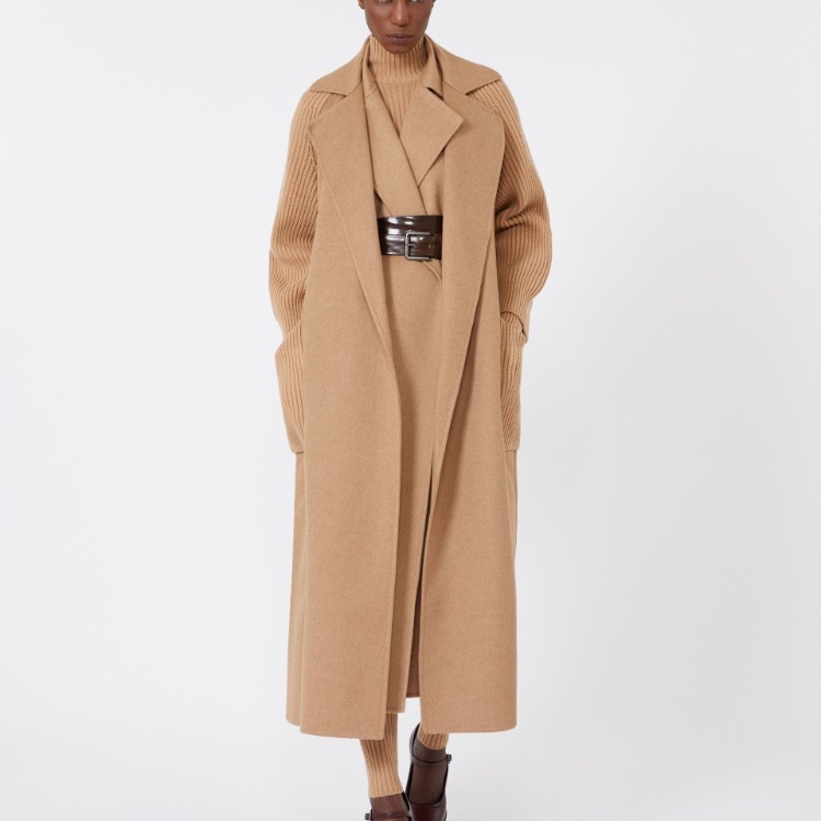 全新正品附鑒定✨Max Mara weekend系列經典駝色綁帶查克斯大衣-2