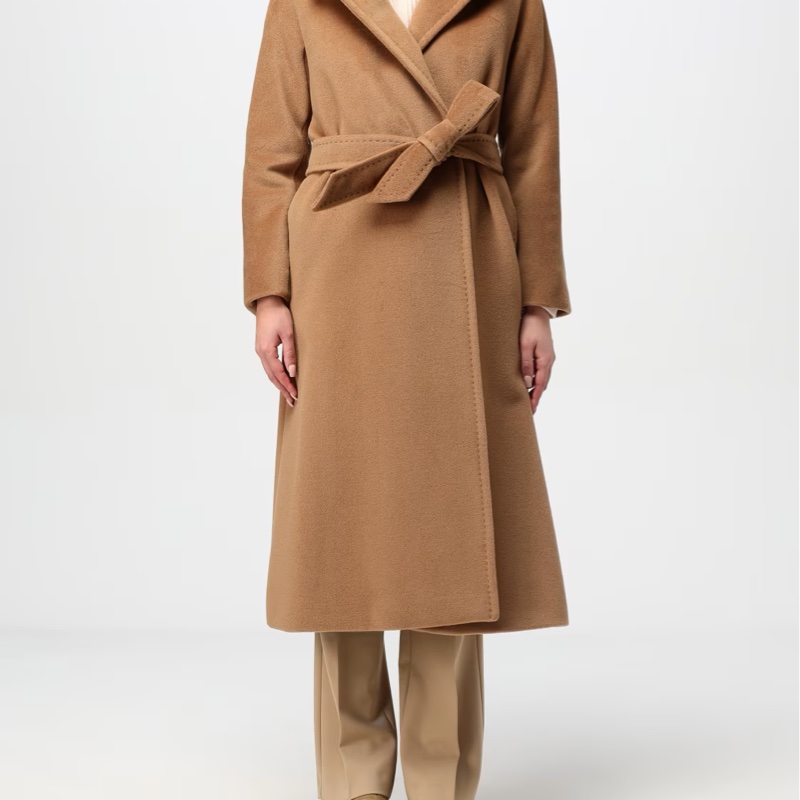 全新正品附鑒定✨Max Mara weekend系列經典駝色綁帶查克斯大衣-4