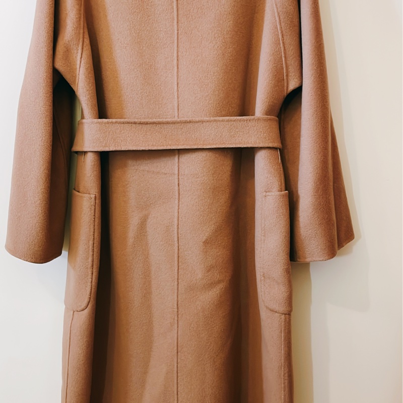 全新正品附鑒定✨Max Mara weekend系列經典駝色綁帶查克斯大衣-7