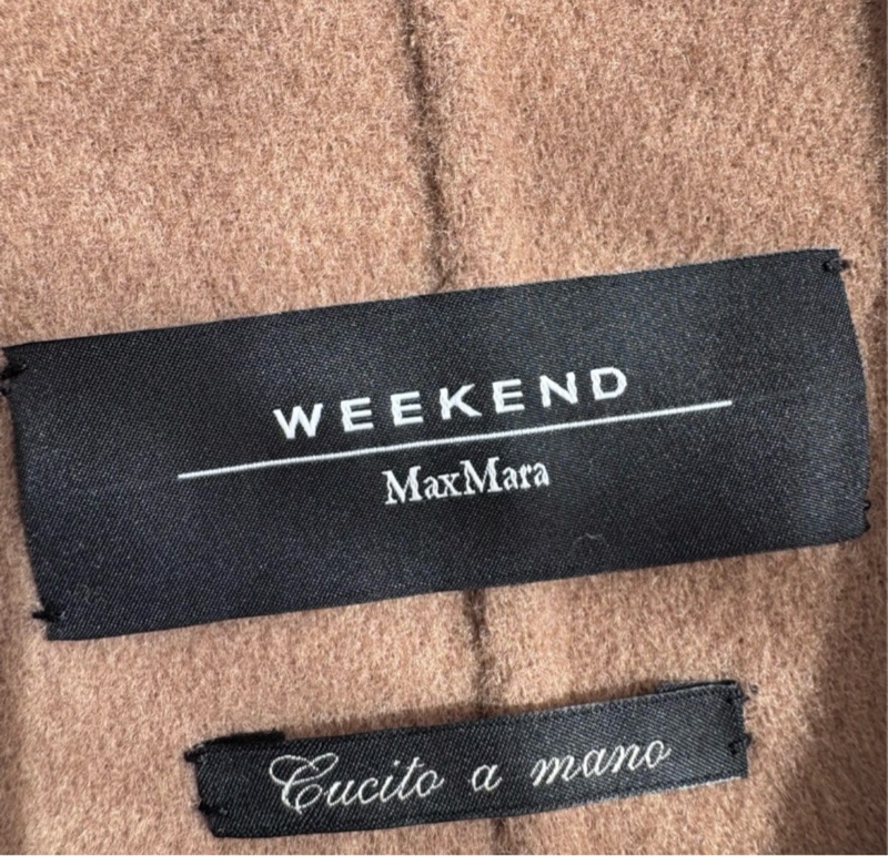 全新正品附鑒定✨Max Mara weekend系列經典駝色綁帶查克斯大衣-10