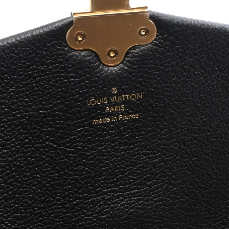 路易威登 Clapton Damier Ebene 黑色肩背包 N44243 PVC塗層帆布皮革 棕色 黑色 二手 女士-3