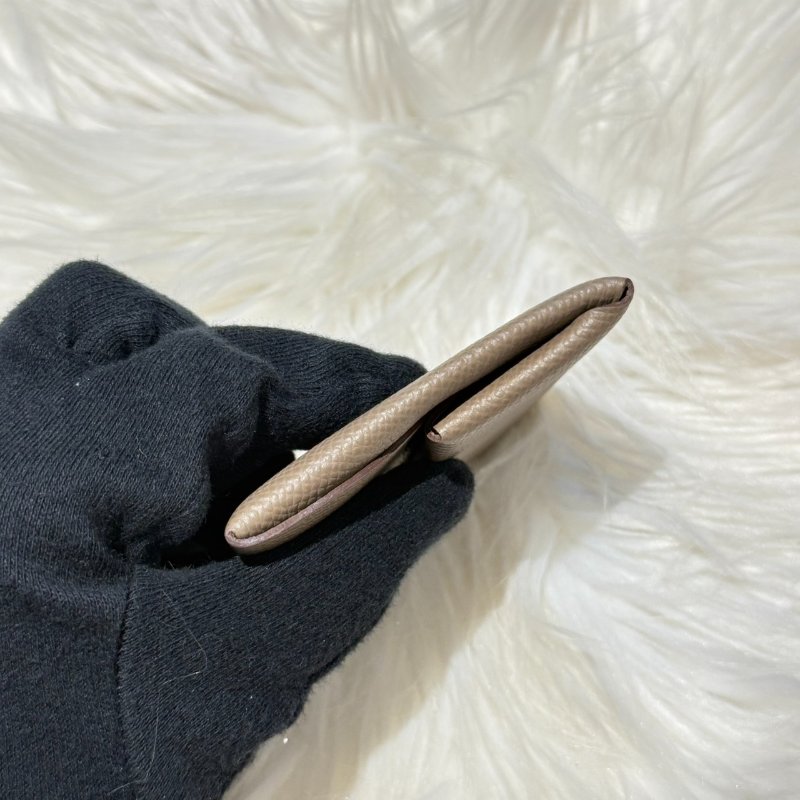 愛馬仕 Bastia 大象灰零錢包-5