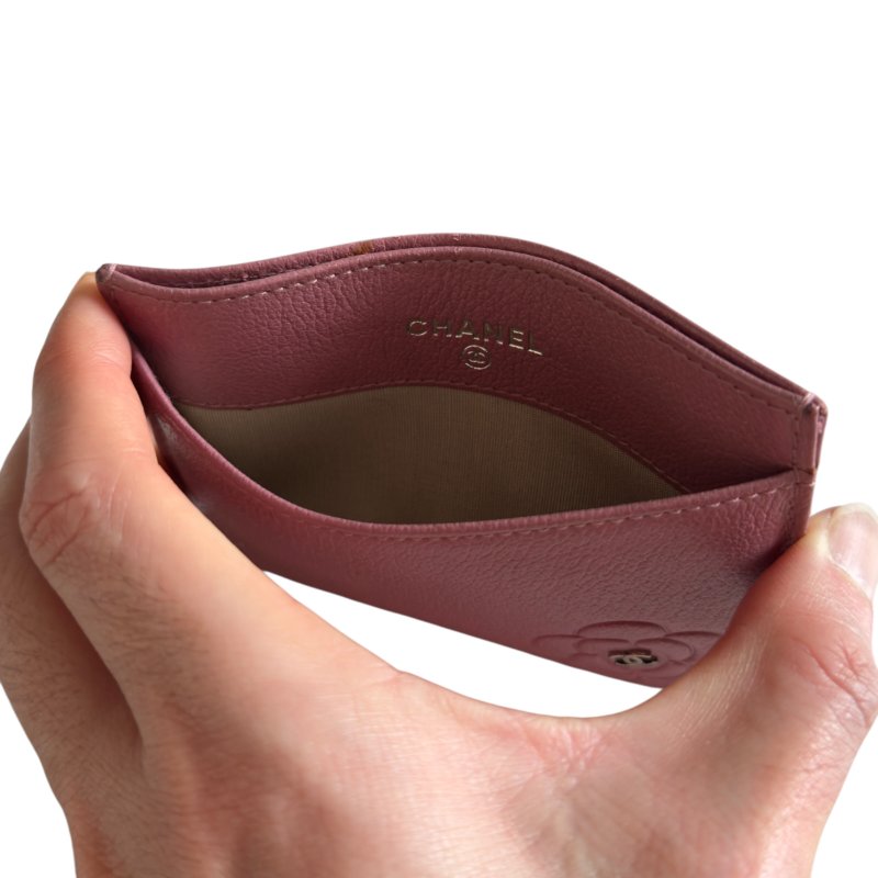 CHANEL CC 山茶花 卡包-12