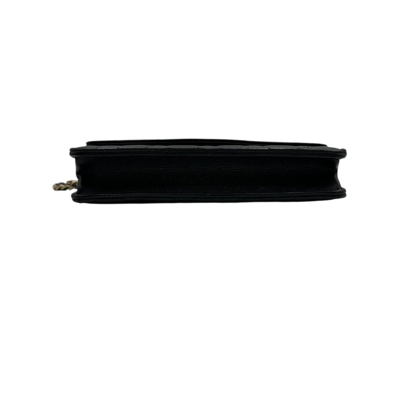 【美收精品】CHANEL 黑銀荔枝皮WOC C-46-2